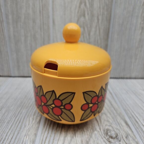 Vintage 70's Emsa‎ Lot MCM Retro Mod Cream Sugar Butter Salt Pepper W. Germany - Picture 7 of 15